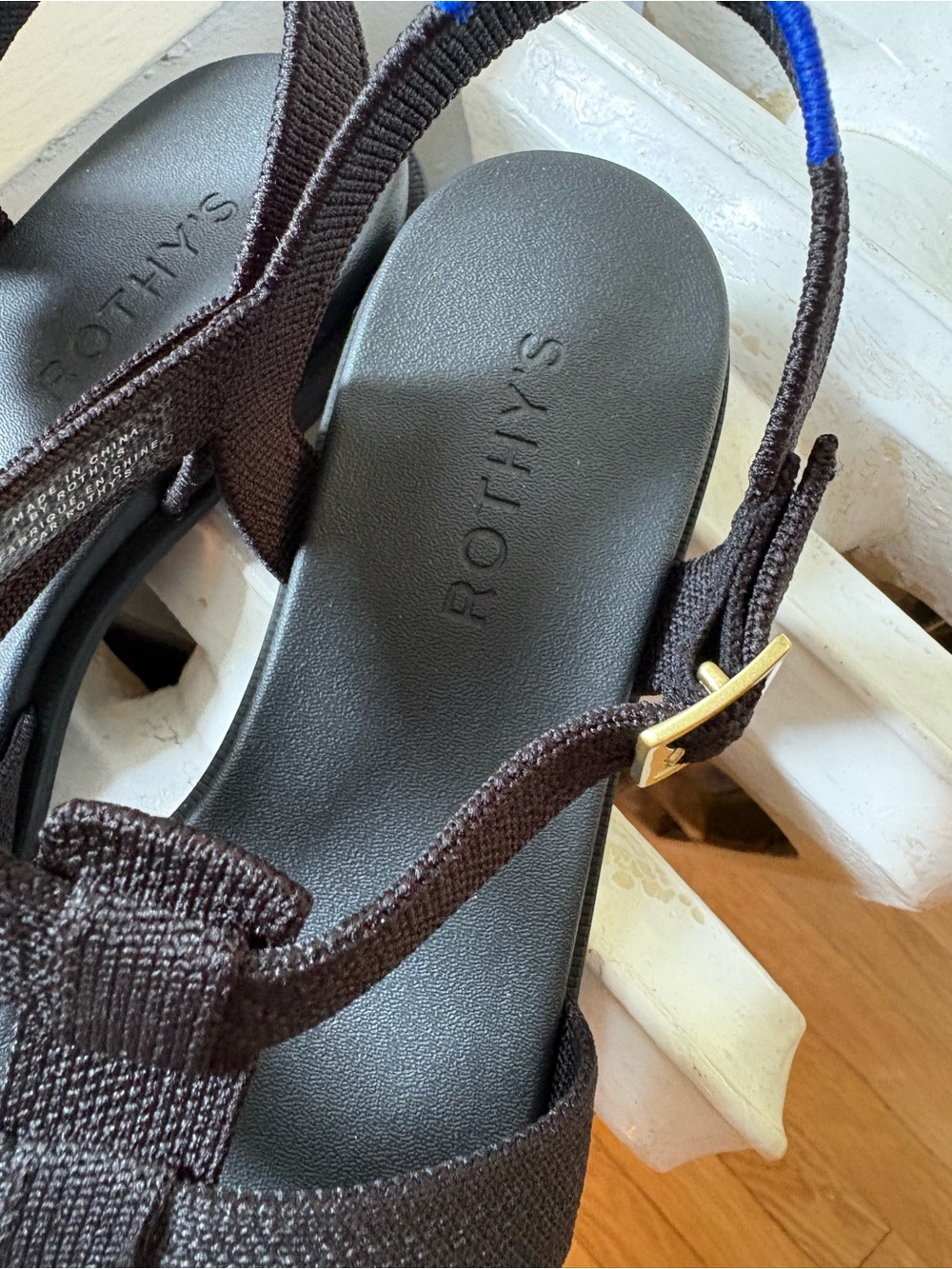 Rothy's Fisherman Sandal in Black NWT - Picture 5 of 6